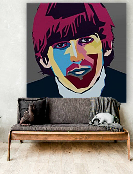 George Harrison POP ART WPAP STYLE by RANGGA OZI