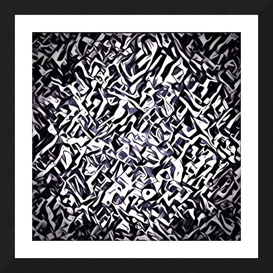 CHAOS THEORY Picture Frame Printing