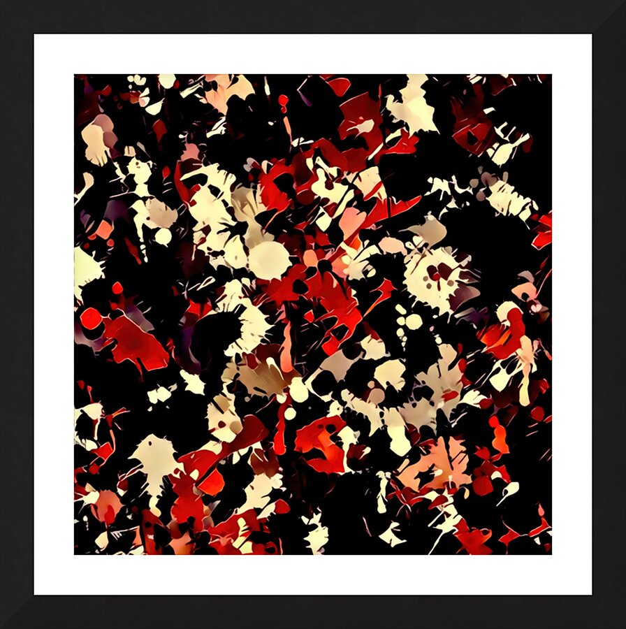 SPLATTER SERIES n°4 Picture Frame Printing