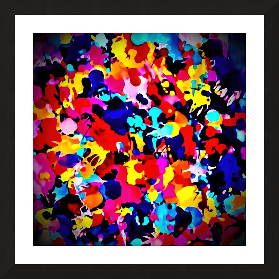 SPLATTER SERIES n°3 Picture Frame Printing