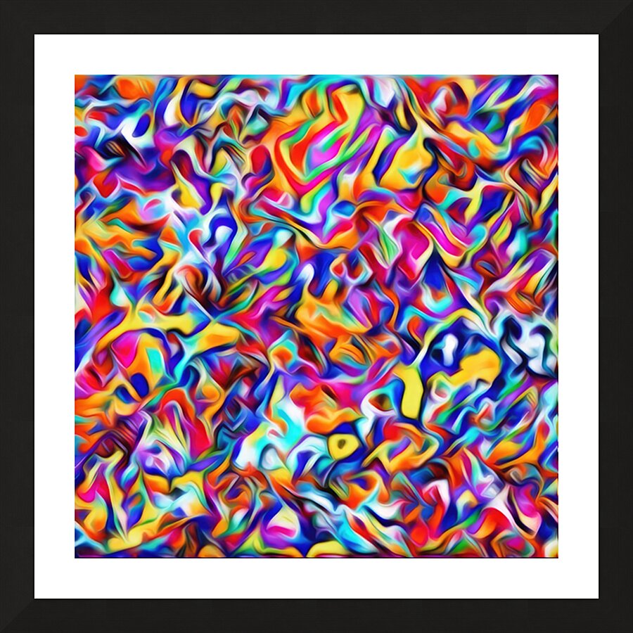 RAINBOW BLEND Picture Frame Printing