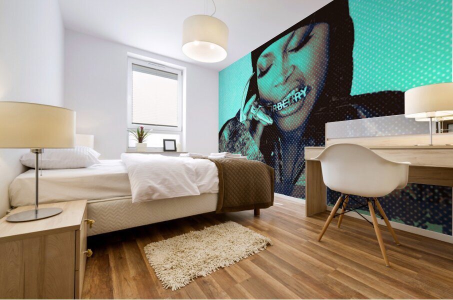 erykah badu 5 Mural print