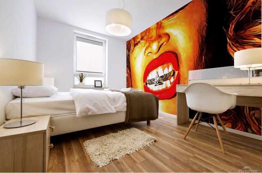 erykah badu 13 Mural print