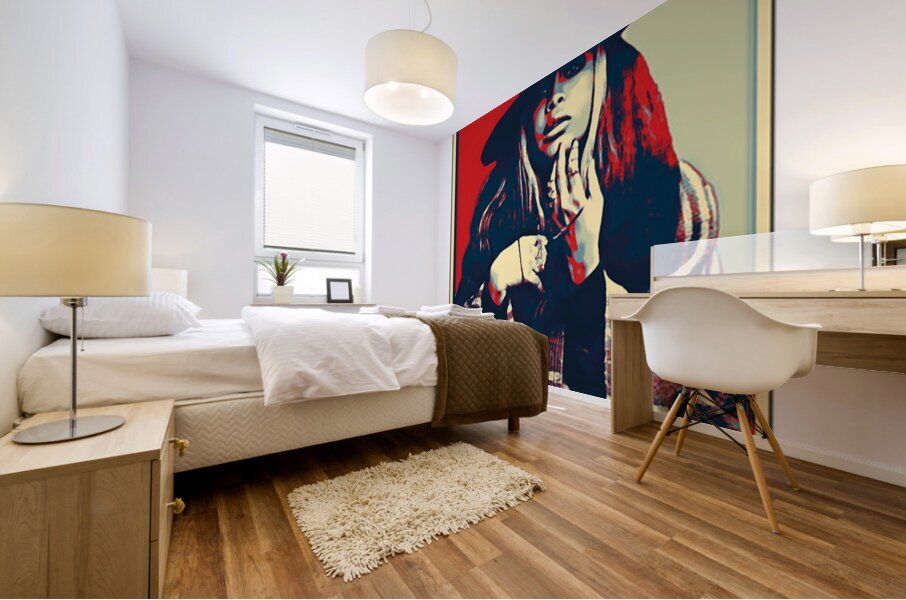 erykah badu 24 Mural print