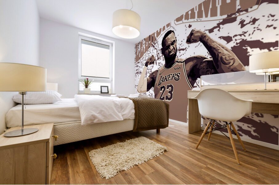 james brown 46 Mural print