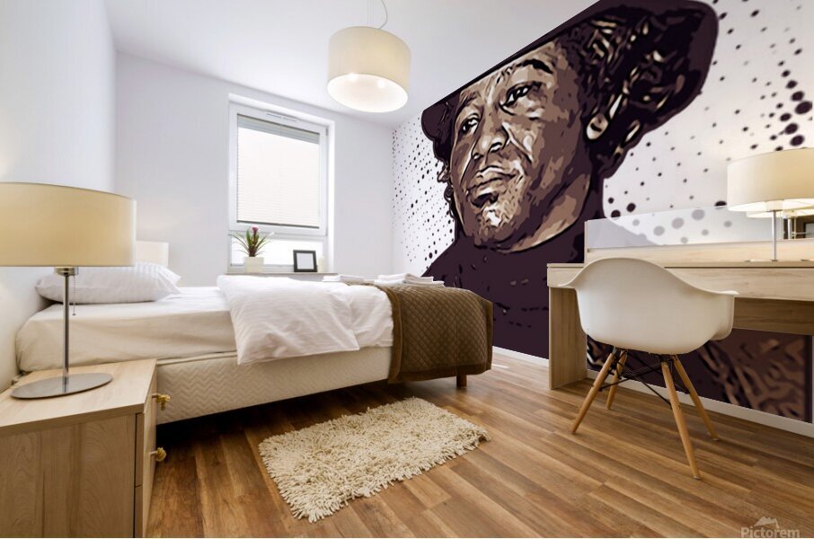 james brown 47 Mural print