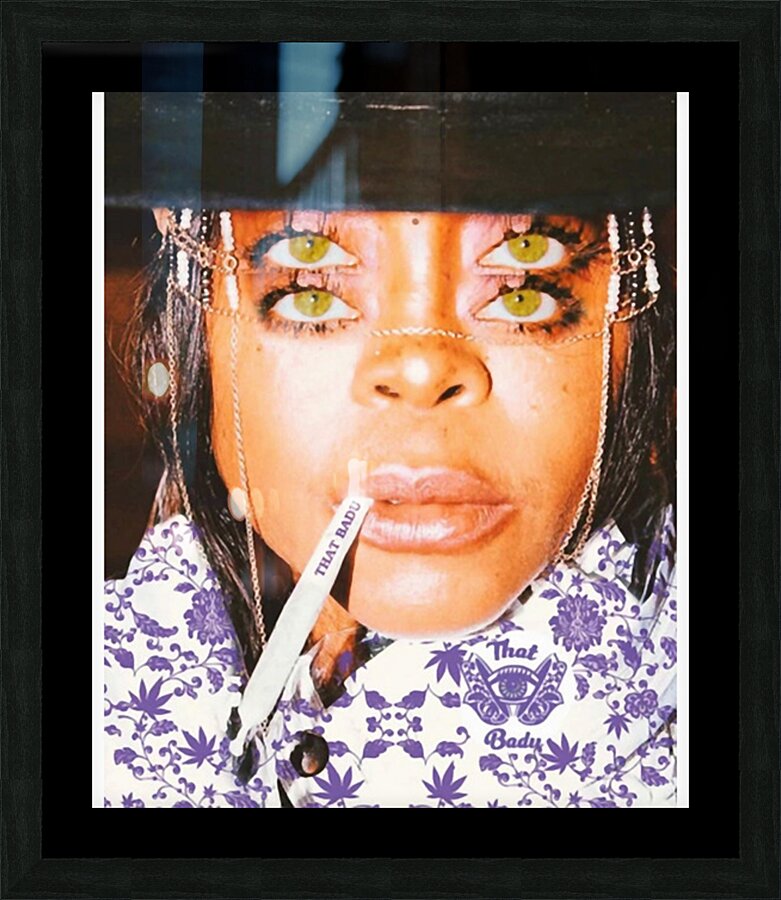 erykah badu 9 Picture Frame print