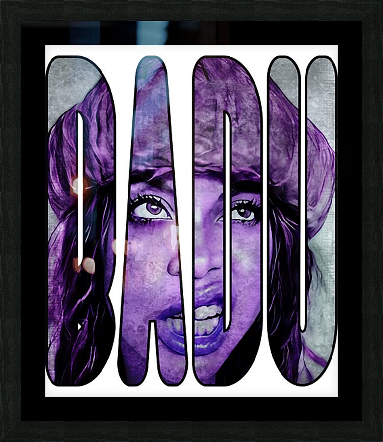 erykah badu 23 Picture Frame print