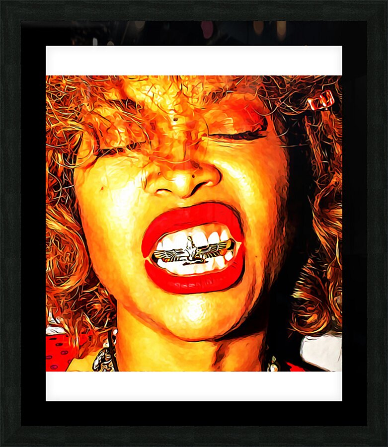 erykah badu 13 Picture Frame print
