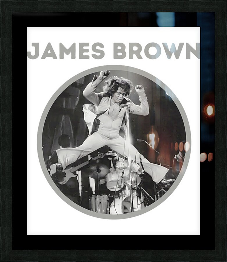 james brown 1 Picture Frame print