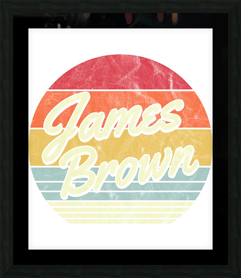james brown 9 Picture Frame print