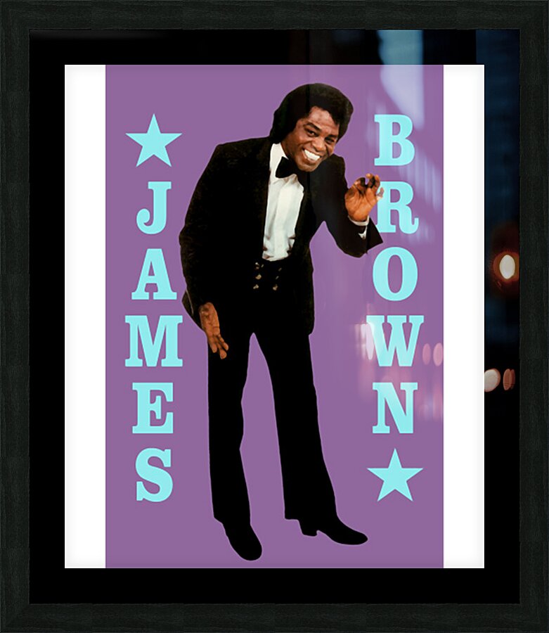 james brown 13 Picture Frame print