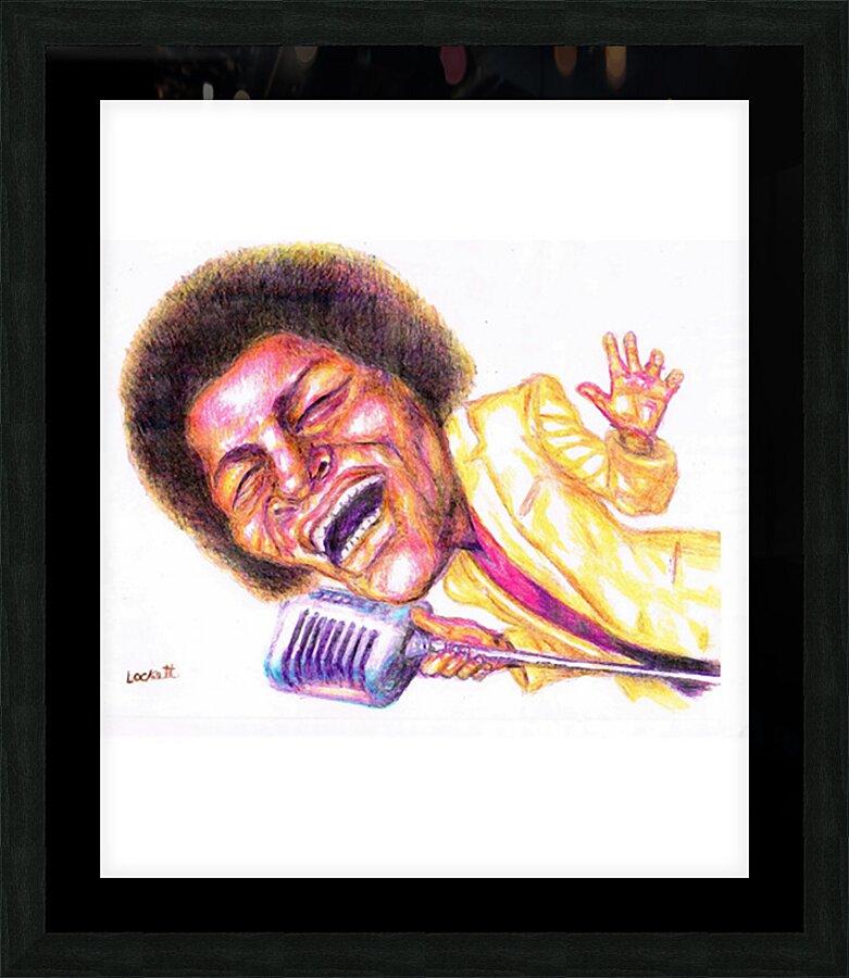 james brown 17 Picture Frame print