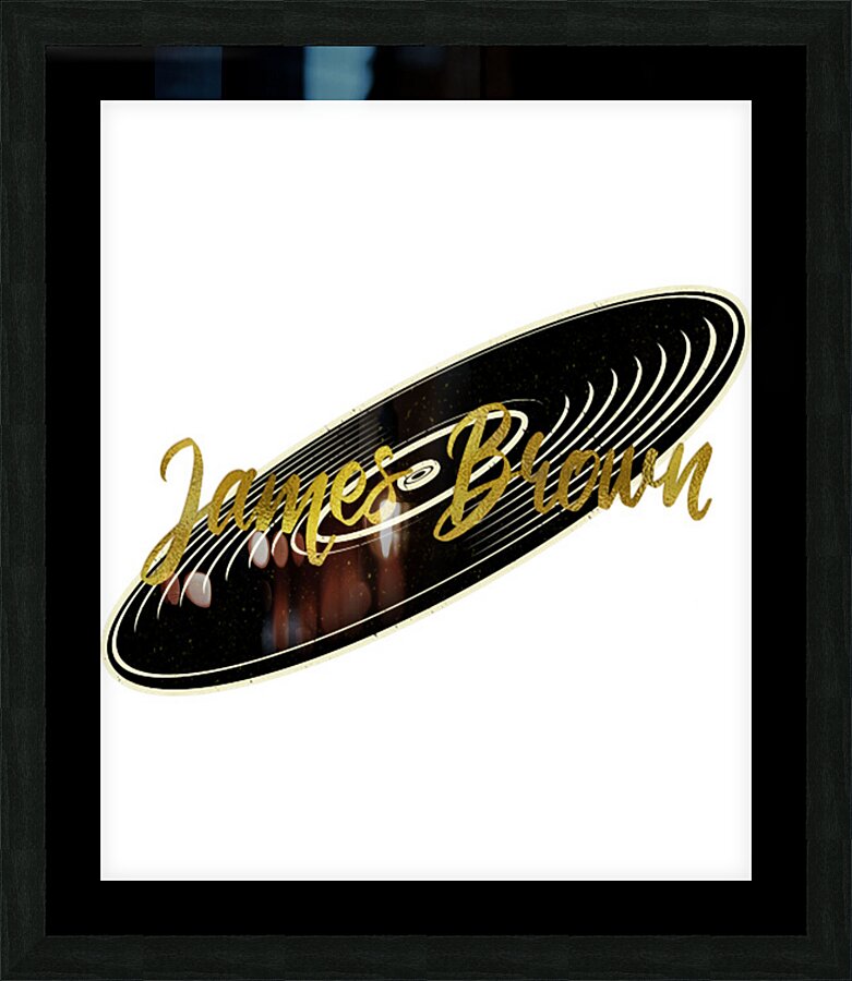 james brown 19 Picture Frame print