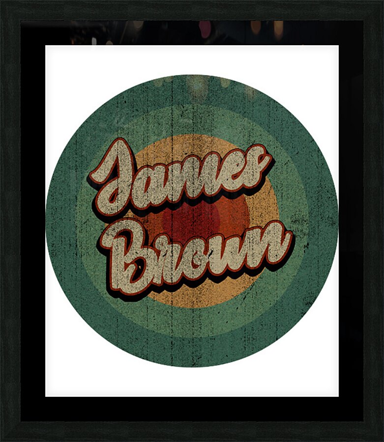 james brown 23 Picture Frame print
