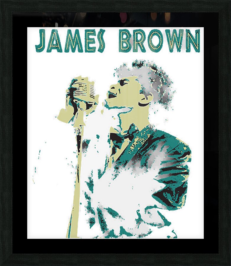 james brown 28 Picture Frame print