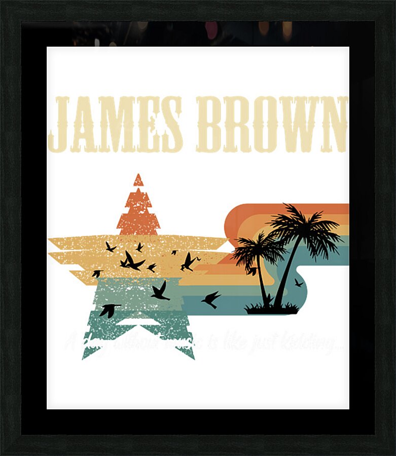 james brown 29 Picture Frame print