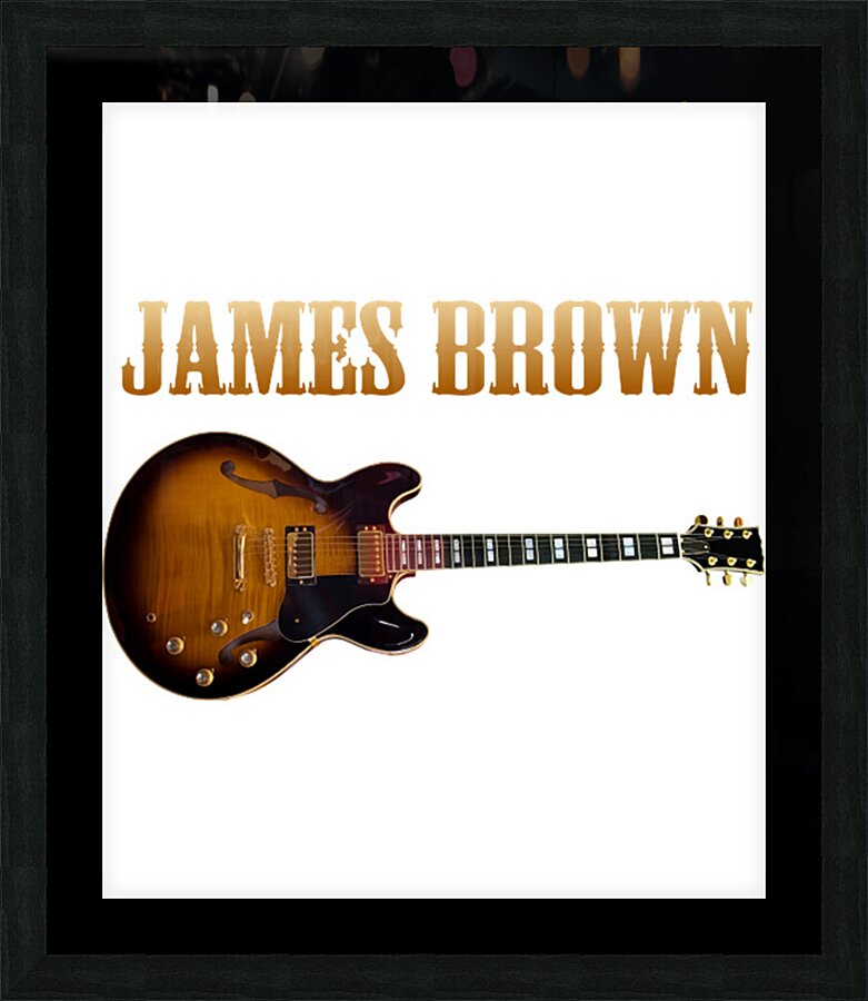 james brown 32 Picture Frame print