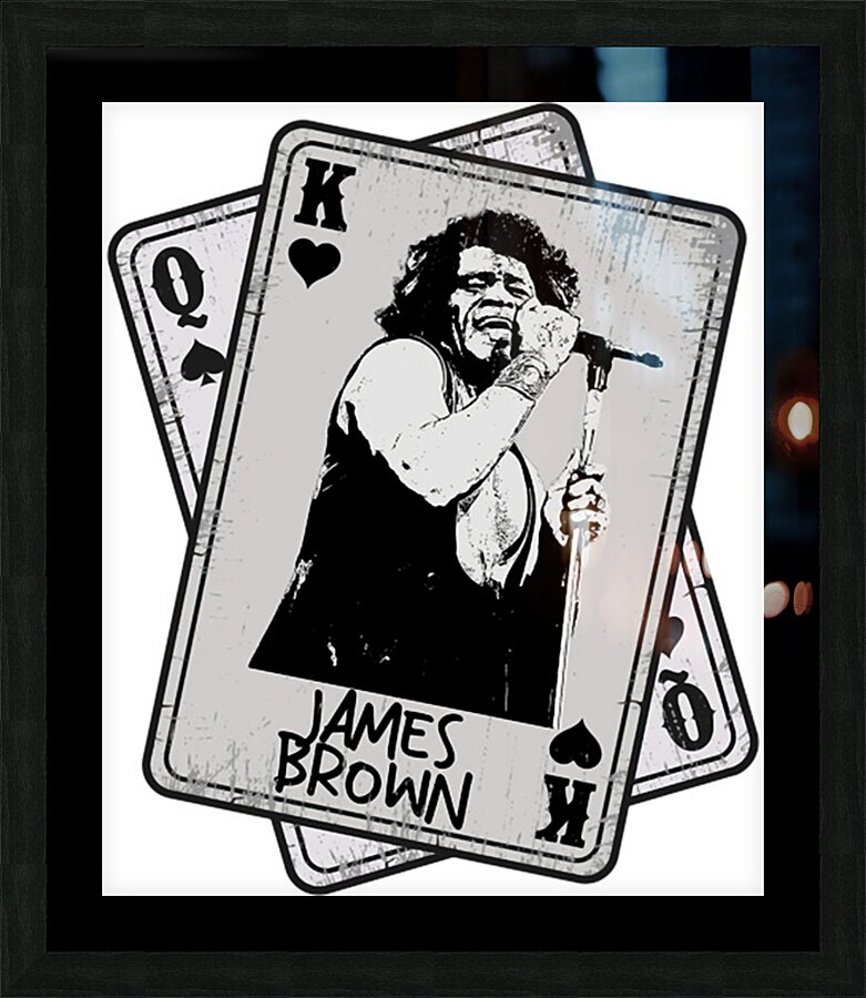 james brown 34 Picture Frame print