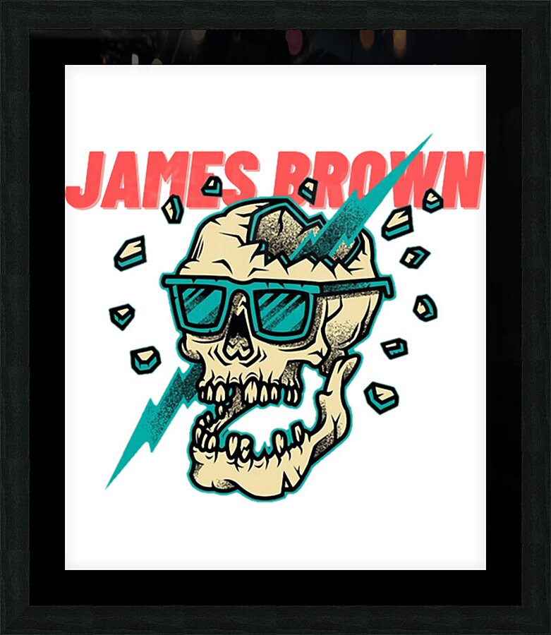 james brown 36 Picture Frame print