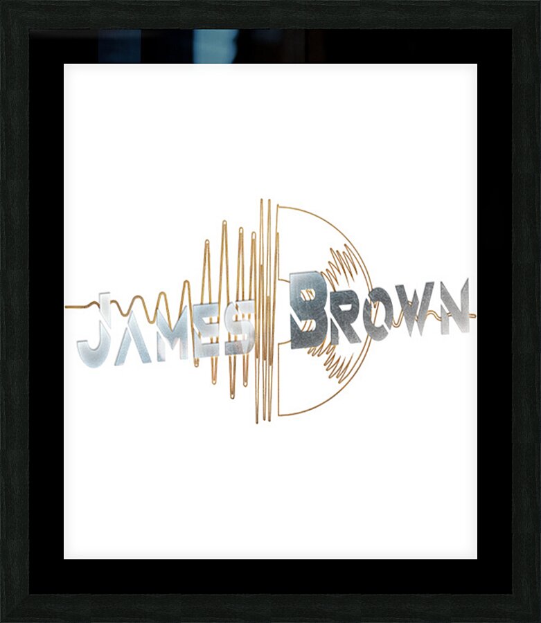 james brown 38 Picture Frame print