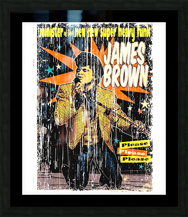 james brown 39 Picture Frame print