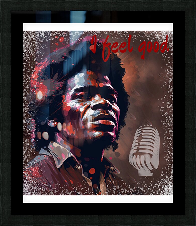 james brown 41 Picture Frame print