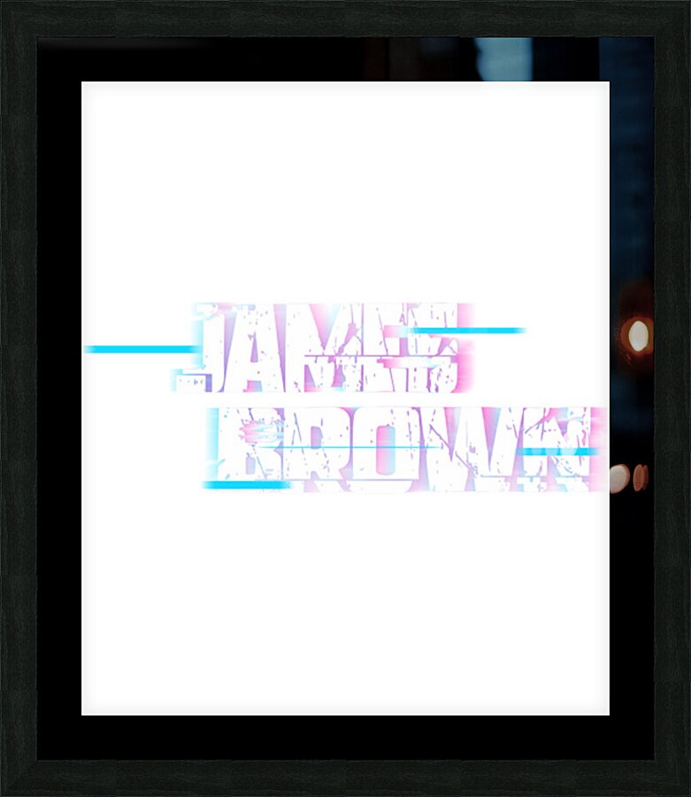 james brown 45 Picture Frame print