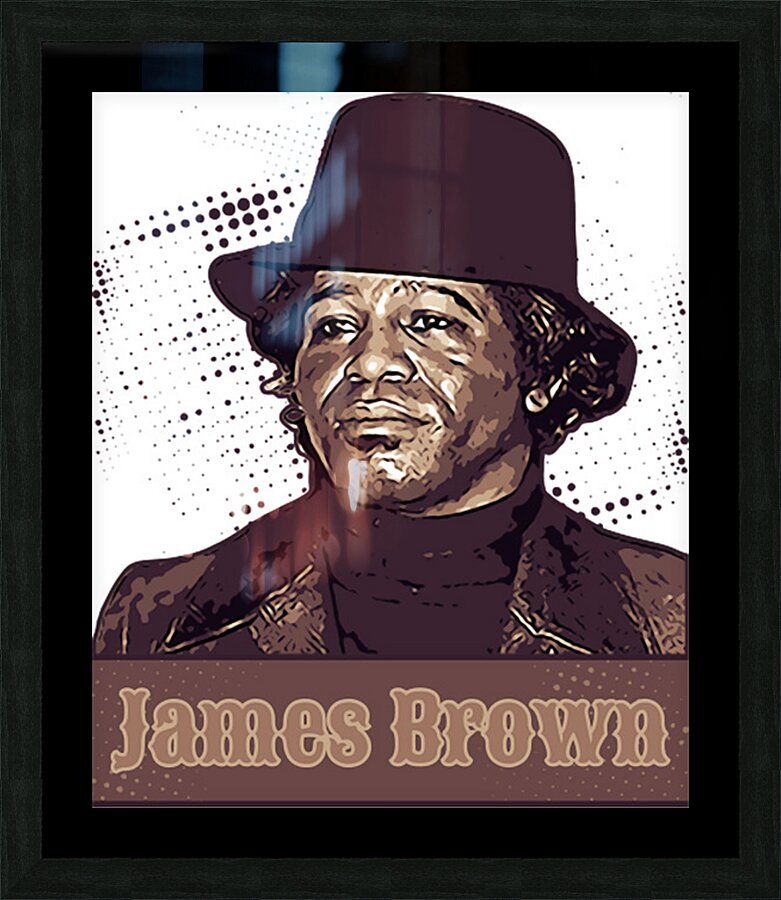 james brown 47 Picture Frame print