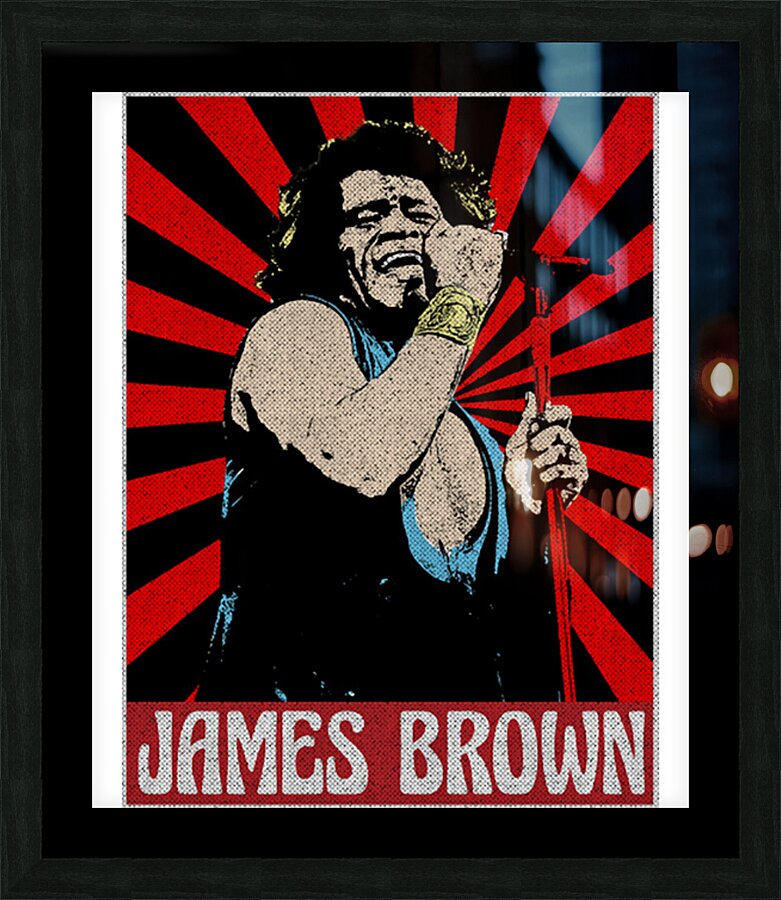 james brown 3 Picture Frame print
