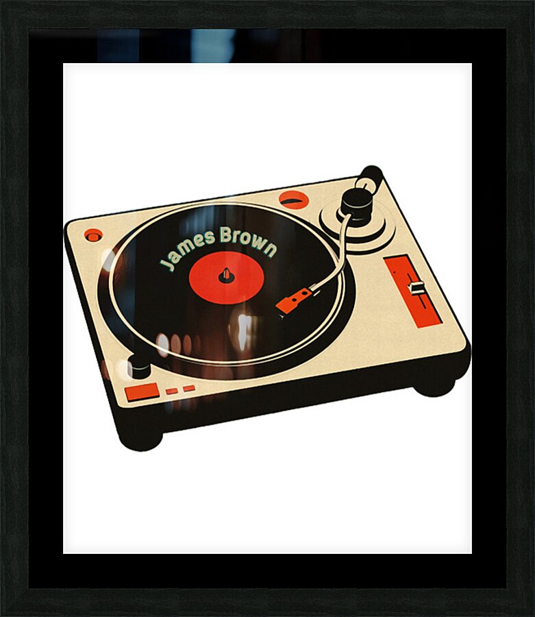 james brown 6 Picture Frame print
