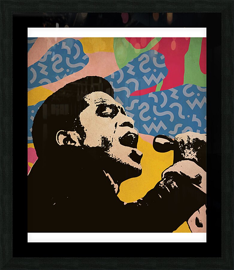 james brown 7 Picture Frame print