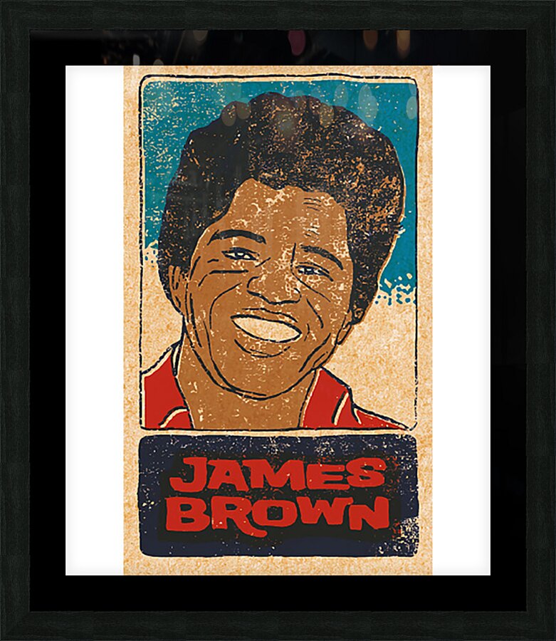 james brown 8 Picture Frame print
