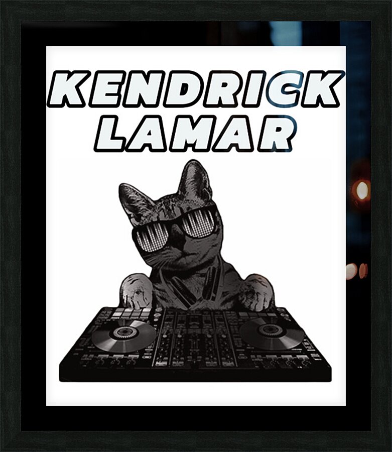 Kendrick Lamar 8 Picture Frame print