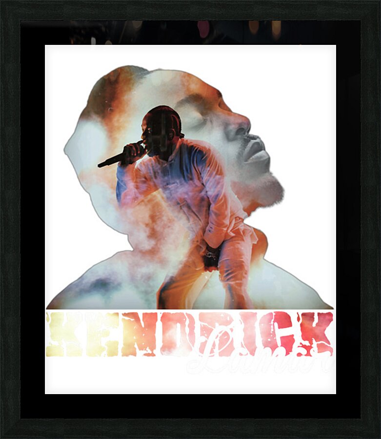 Kendrick Lamar 10 Picture Frame print