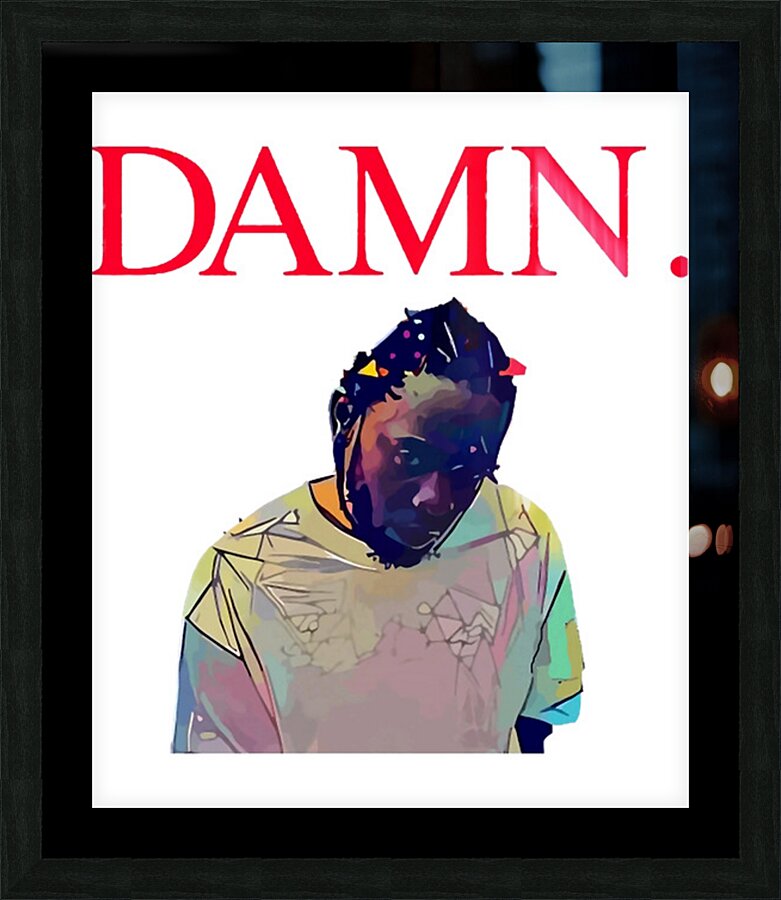 Kendrick Lamar 16 Picture Frame print