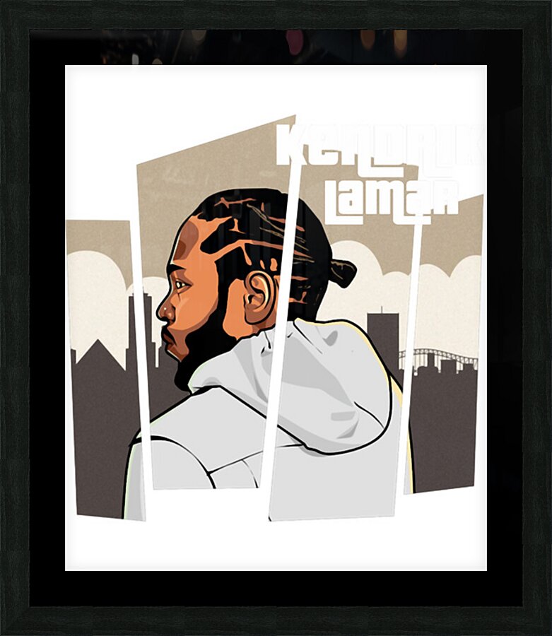 Kendrick Lamar 19 Picture Frame print