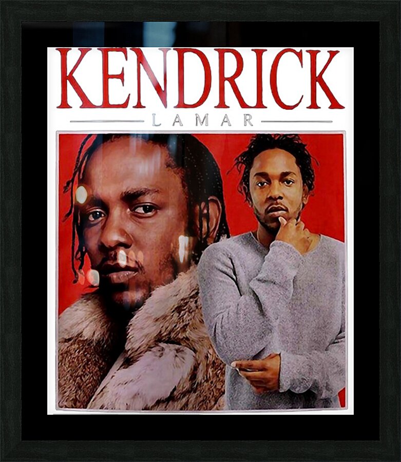 Kendrick Lamar 26 Picture Frame print