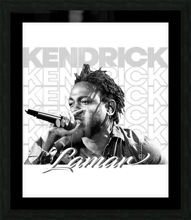 Kendrick Lamar 33 Picture Frame print