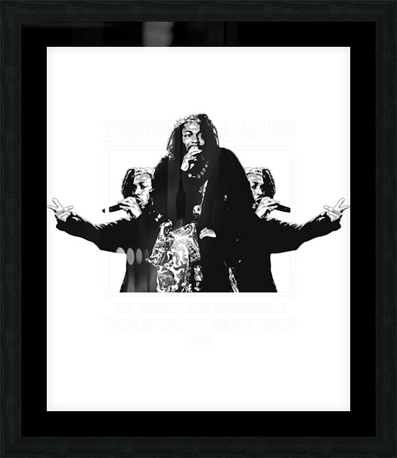 Kendrick Lamar 34 Picture Frame print