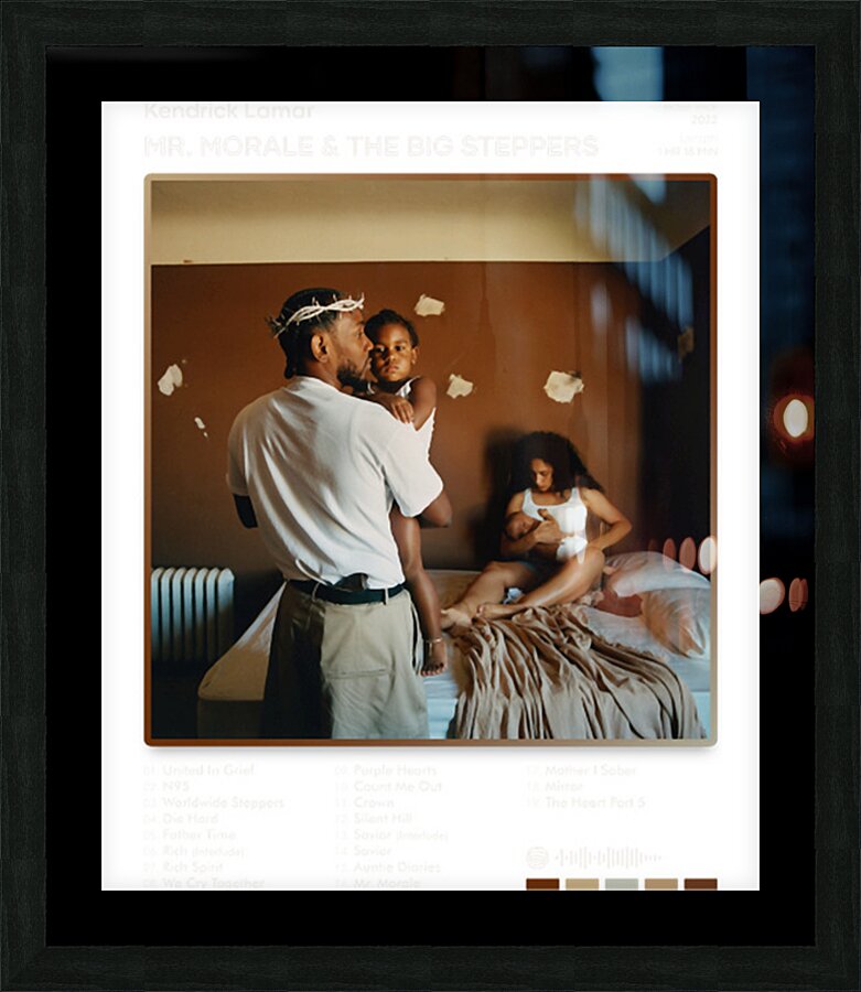Kendrick Lamar 35 Picture Frame print