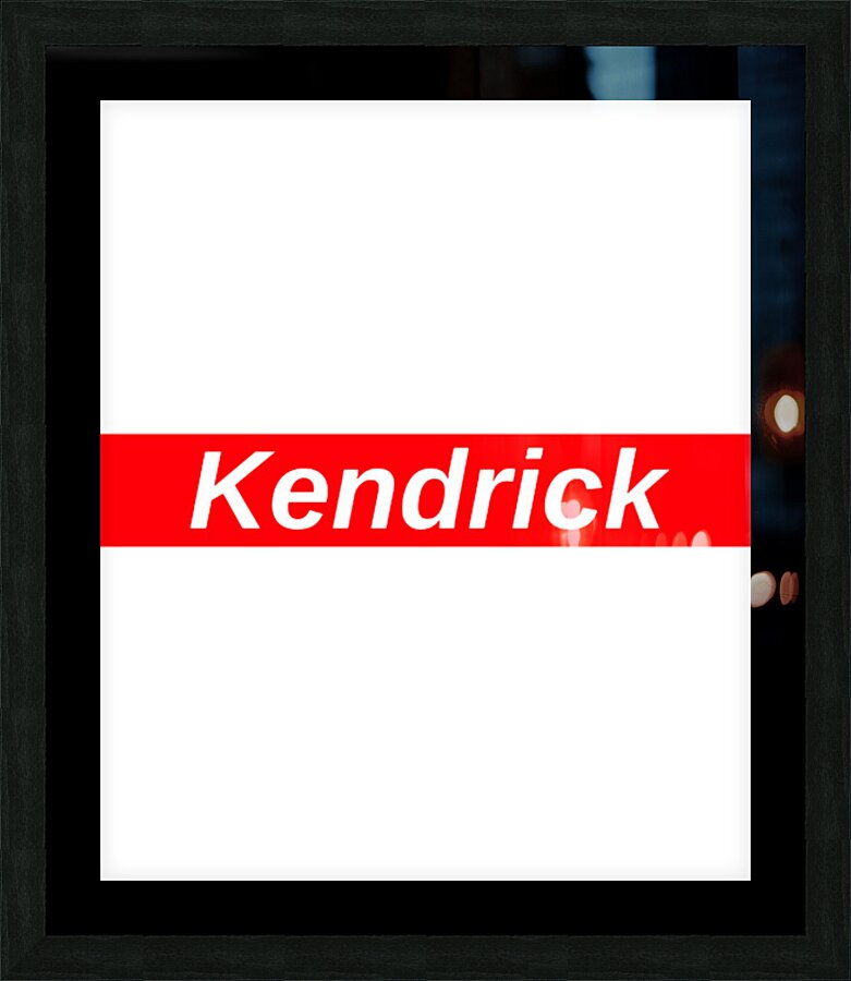 Kendrick Lamar 36 Picture Frame print