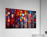 Radiant Stained Glass Mosaic Acrylic Print