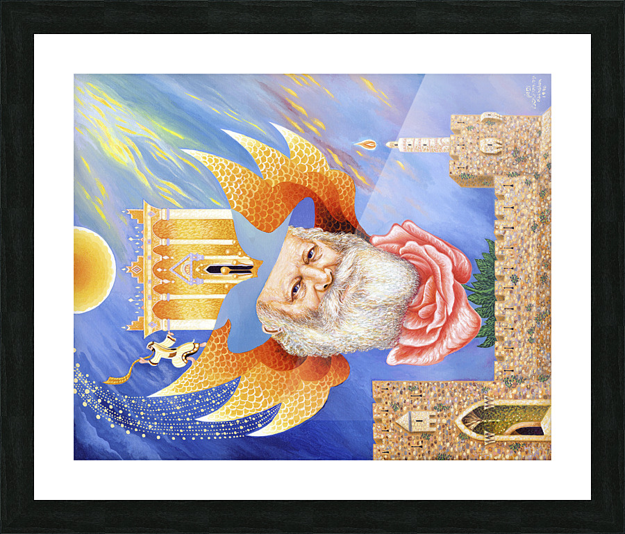 0805 Lubavitcher Rebbe Picture Frame print