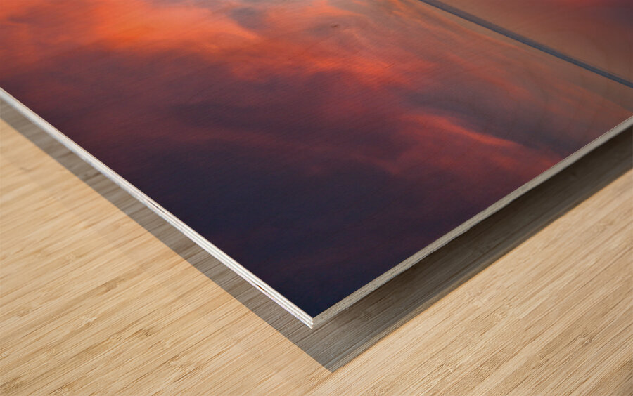 Reflexion Wood print