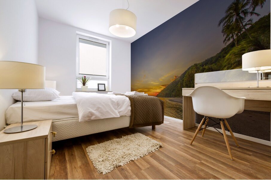 Palawan Sunset Mural print