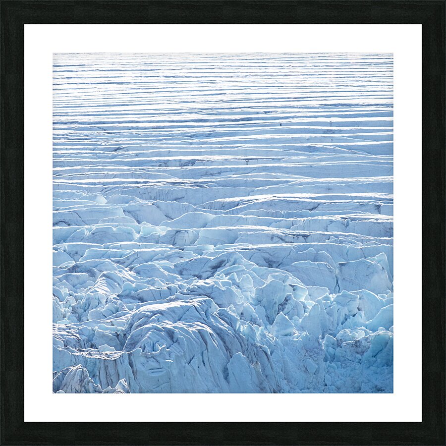 Glaciers End Picture Frame print