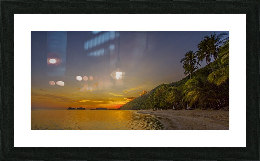 Palawan Sunset Picture Frame print