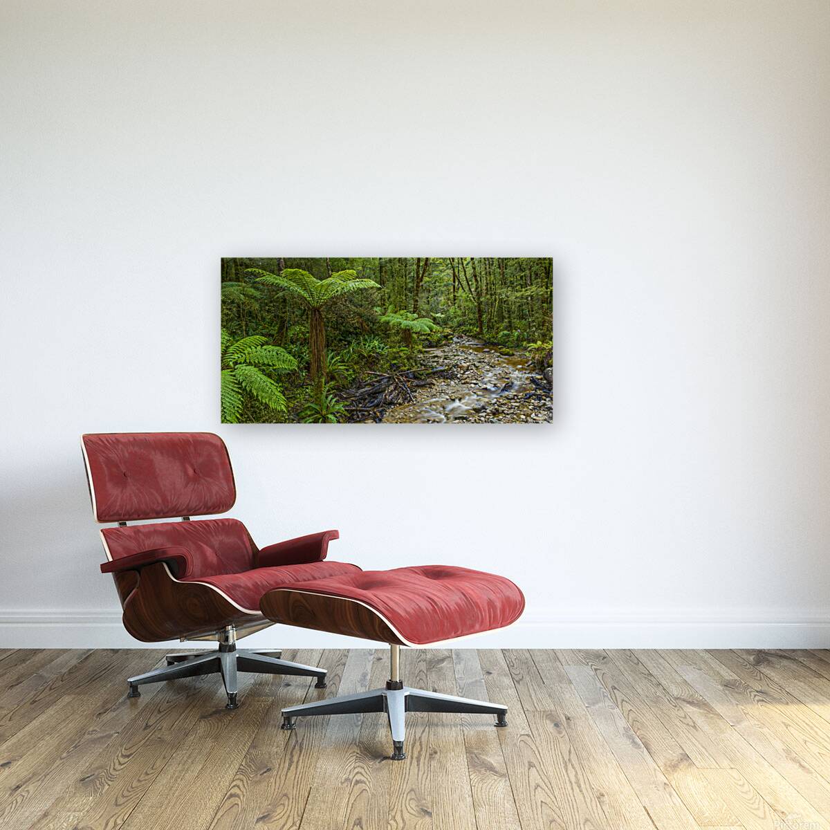 Fern river NZ Reproduction