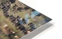 Wildebeast Splash HD Metal print